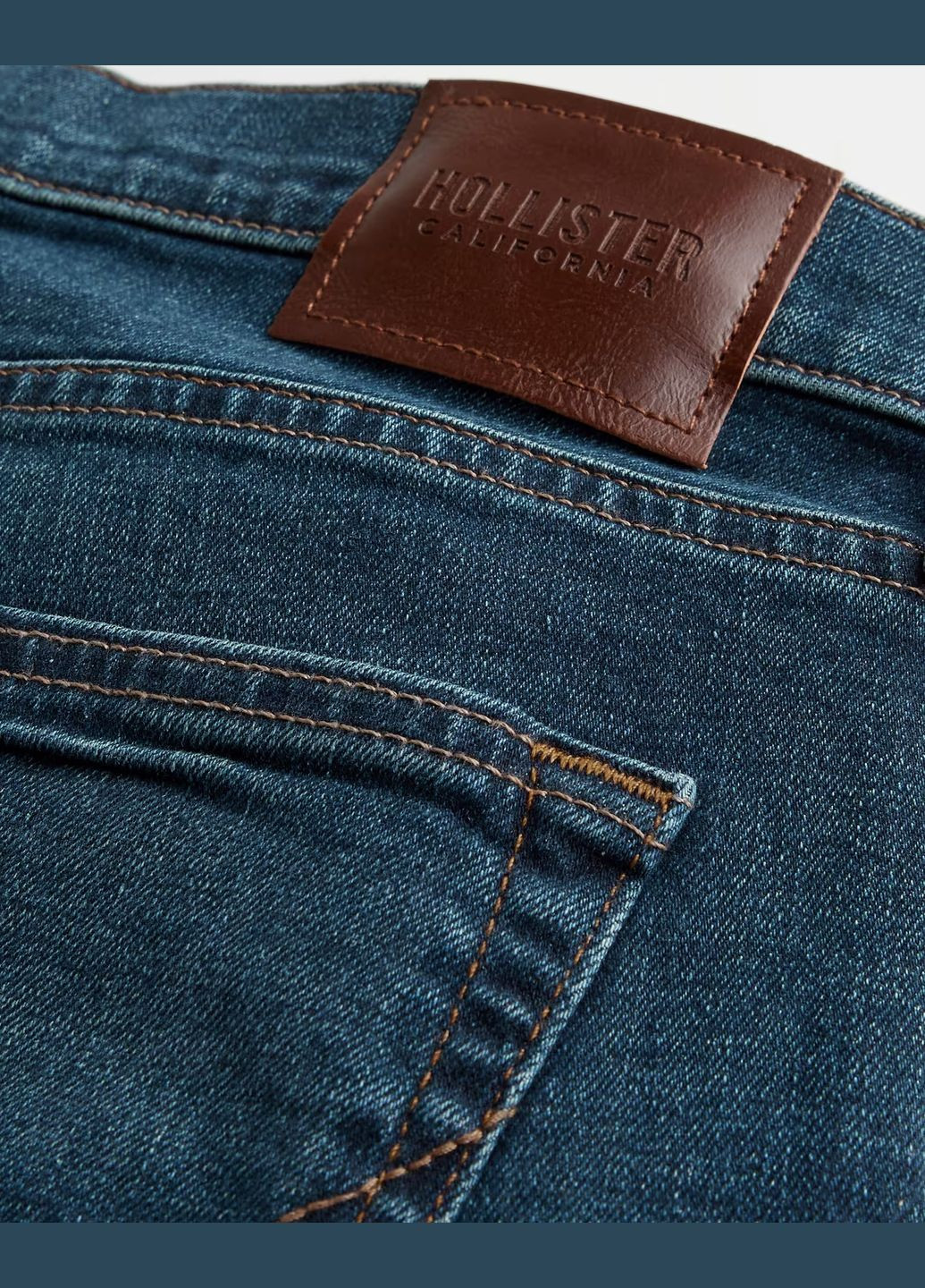 Темно-синие демисезонные джинсы skinny hc9664m Hollister