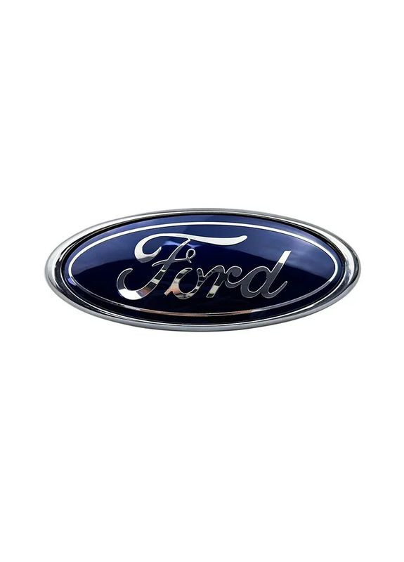 Емблема FORD синя 175х74 мм метал (на скотчі) Ford Motor Company (369610630)