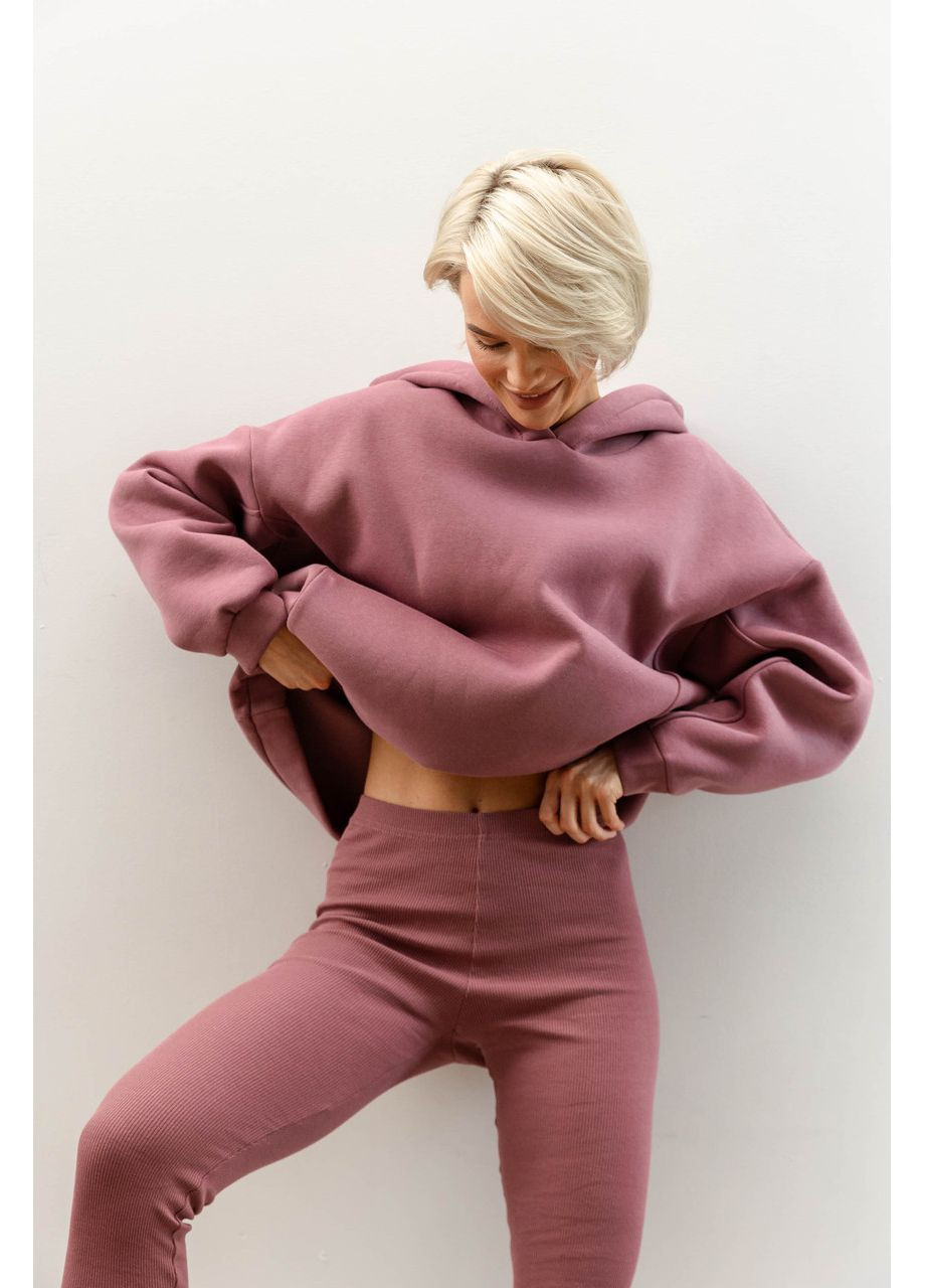 Розовые демисезонные лосины рубчик. Seventeen