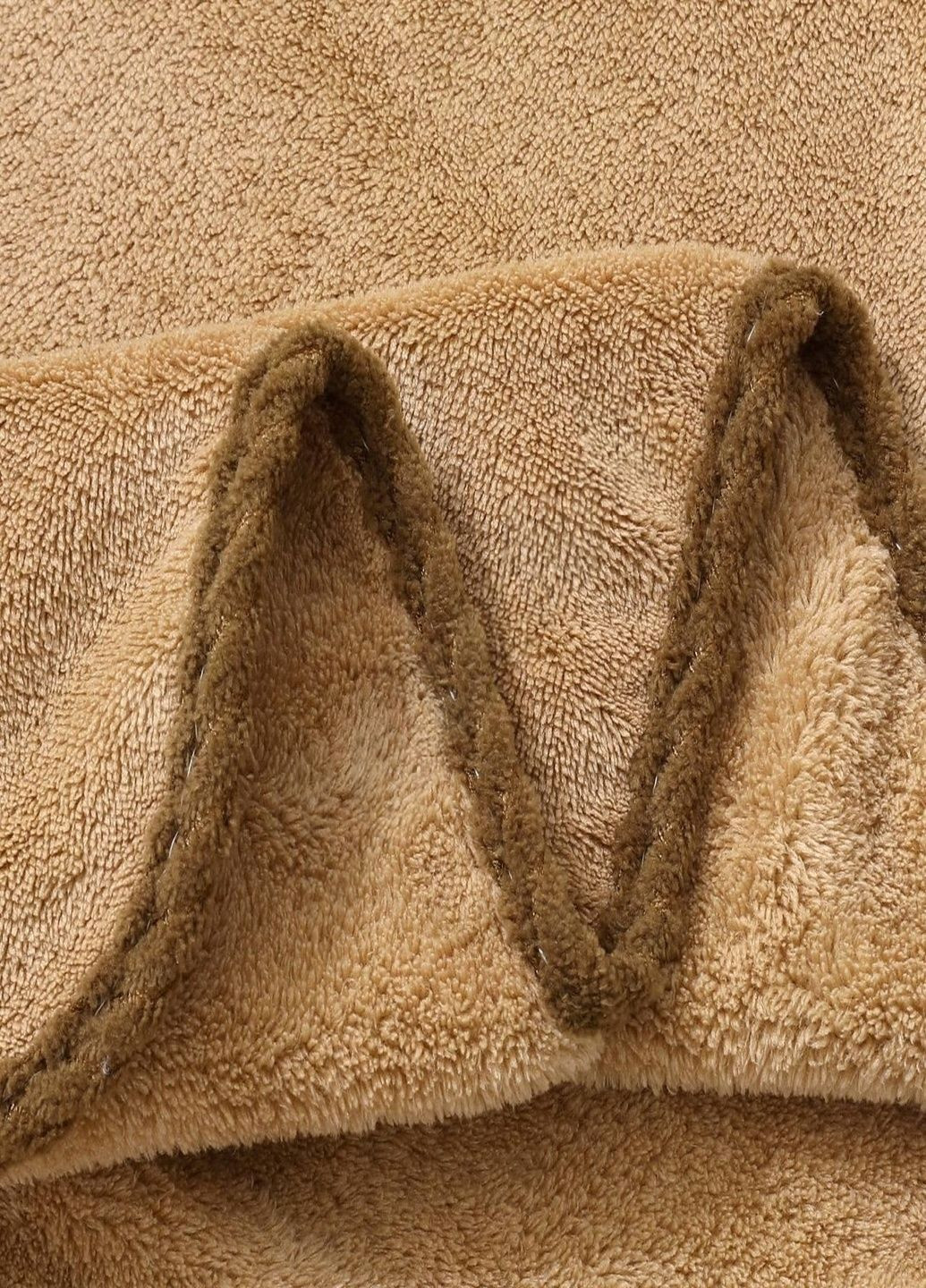 Рушник 100*50 мікрофібра No Brand світло-коричневий