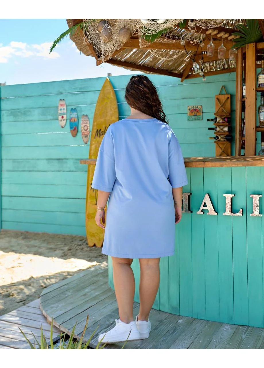 Платье-футболка из турецкого кулира со стразами ‼️Замеры в описании‼️ GD/GL Модний простір - (397032210)
