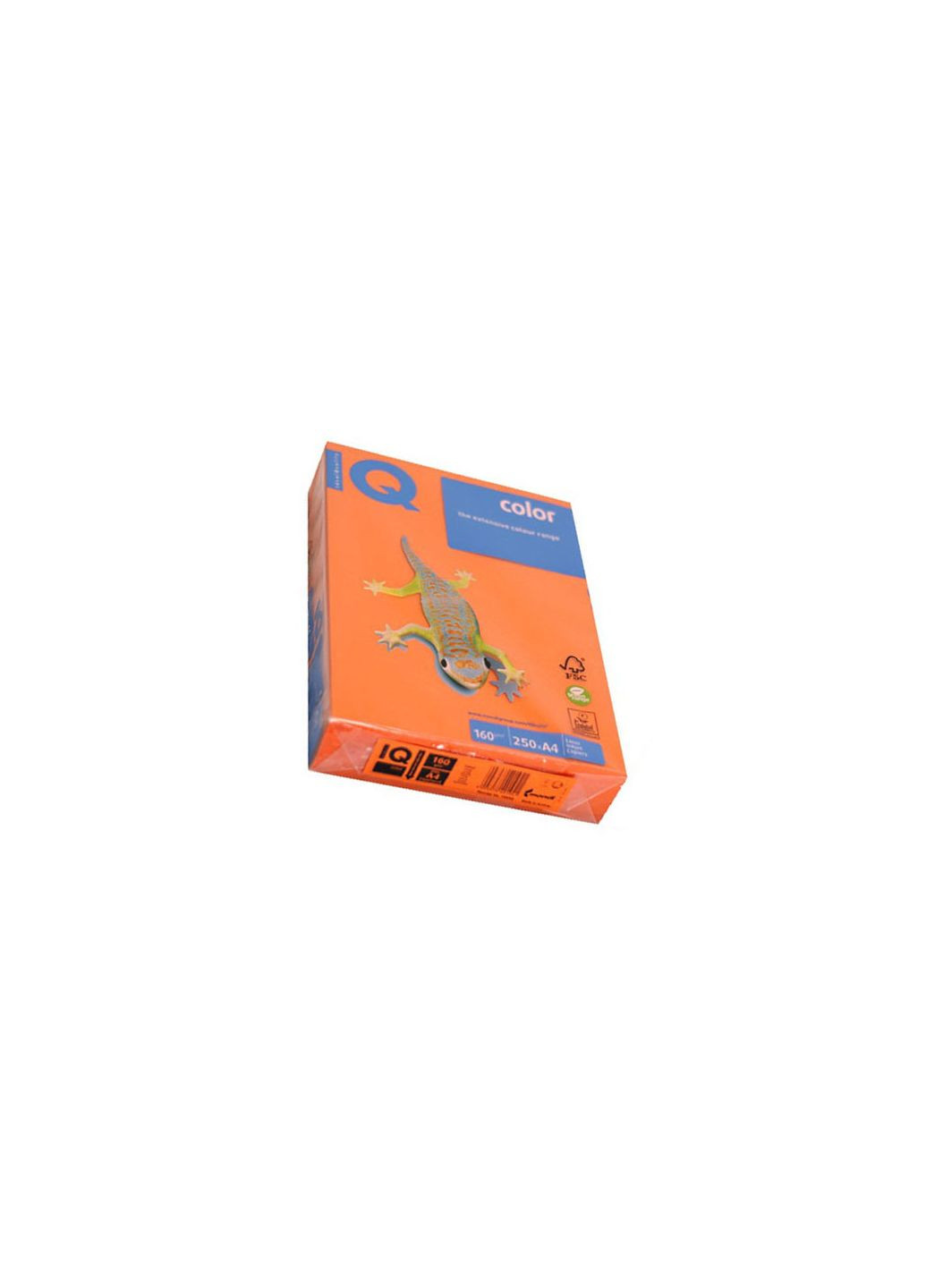 Бумага цветная А4, 160 г/м2 Color OR43, оранжевая 25 листов Maestro (280915996)