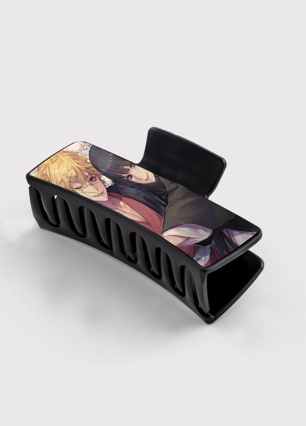 Заколка крабик для волос Аниме Адский рай #0004 черный No Brand (315631066)