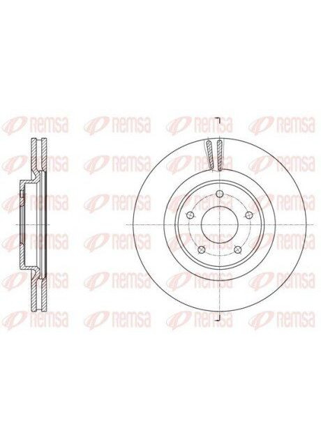 Диск гальмівний Remsa (345783149)