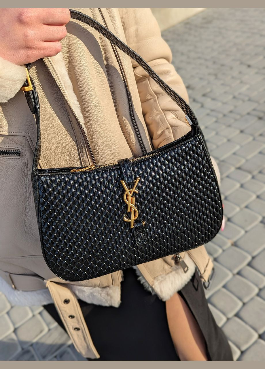 Женская сумка черная питон No Brand (322464370)