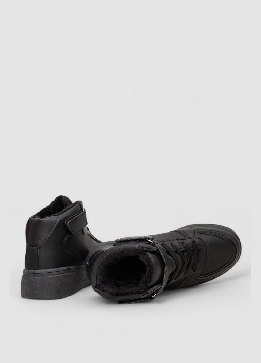 Кроссовки женские зимние на меху Ager Кроссовки чёрные зима (318561209)