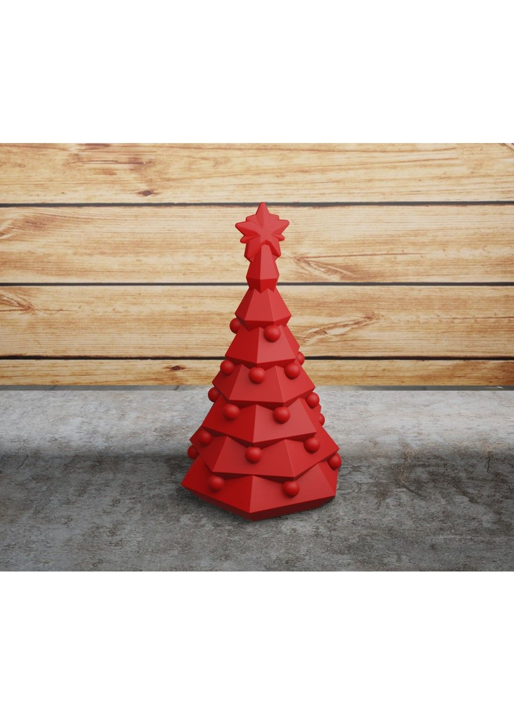 Фігурка. Ялинка "Геометрична з прикрасами". ЗаСвіт (280940691)