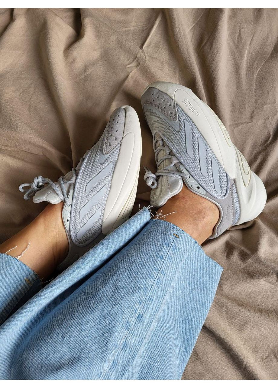 Сірі Осінні кросівки чоловічі adidas ozelia grey beige адідас озелія No Brand