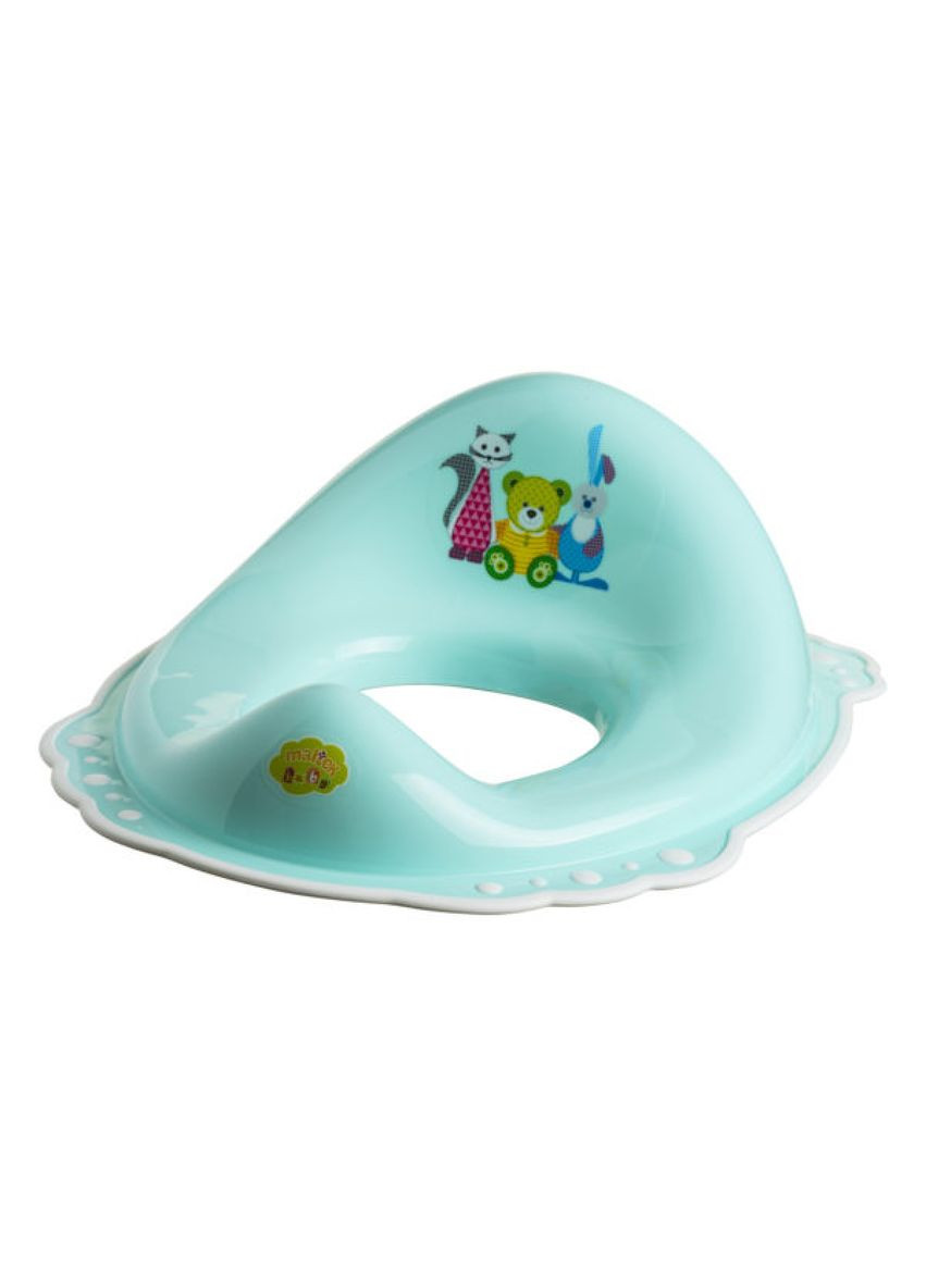 Накладка на унітаз Bear&Friends 2K, м'ятний з білим () Maltex 5337_55 (356937722)