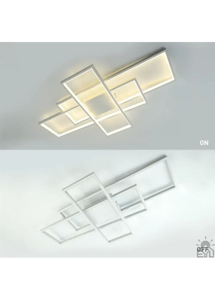 Керована світлодіодна люстра SVEN 123W 3S SMART 900x500x80-WHITE-220-IP20 ESLLSE (365650739)