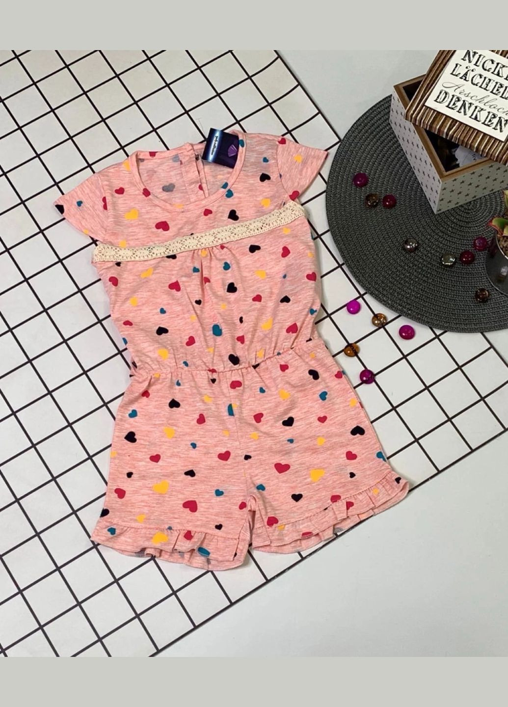 Комбинезон детский летний с шортами на девочку No Brand (338863085)