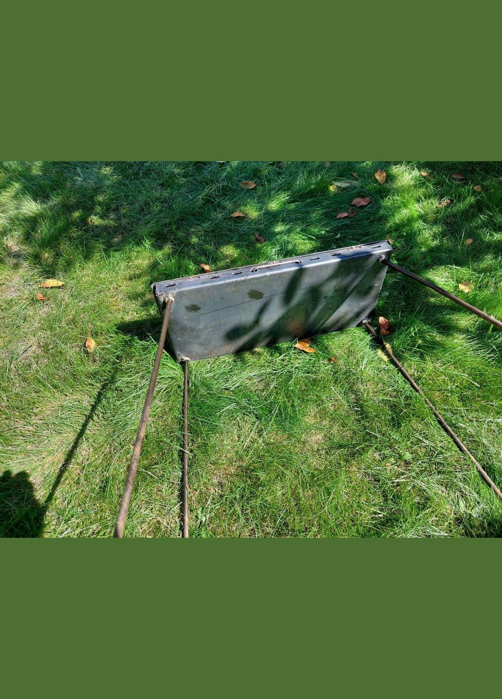 Мангал валіза на 10 шампурів товщина 3 мм. No Brand (327419717)