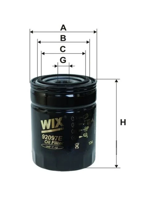 Масляний фільтр WIX Filters (345753070)