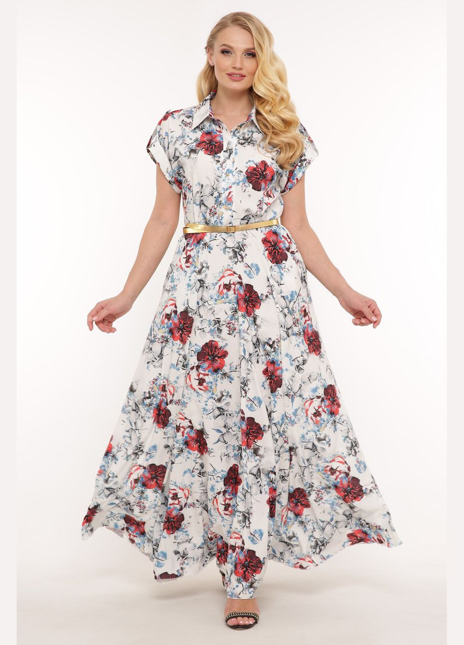 Белое вечернее платье алена 54 белое лед 0143 Vlavi