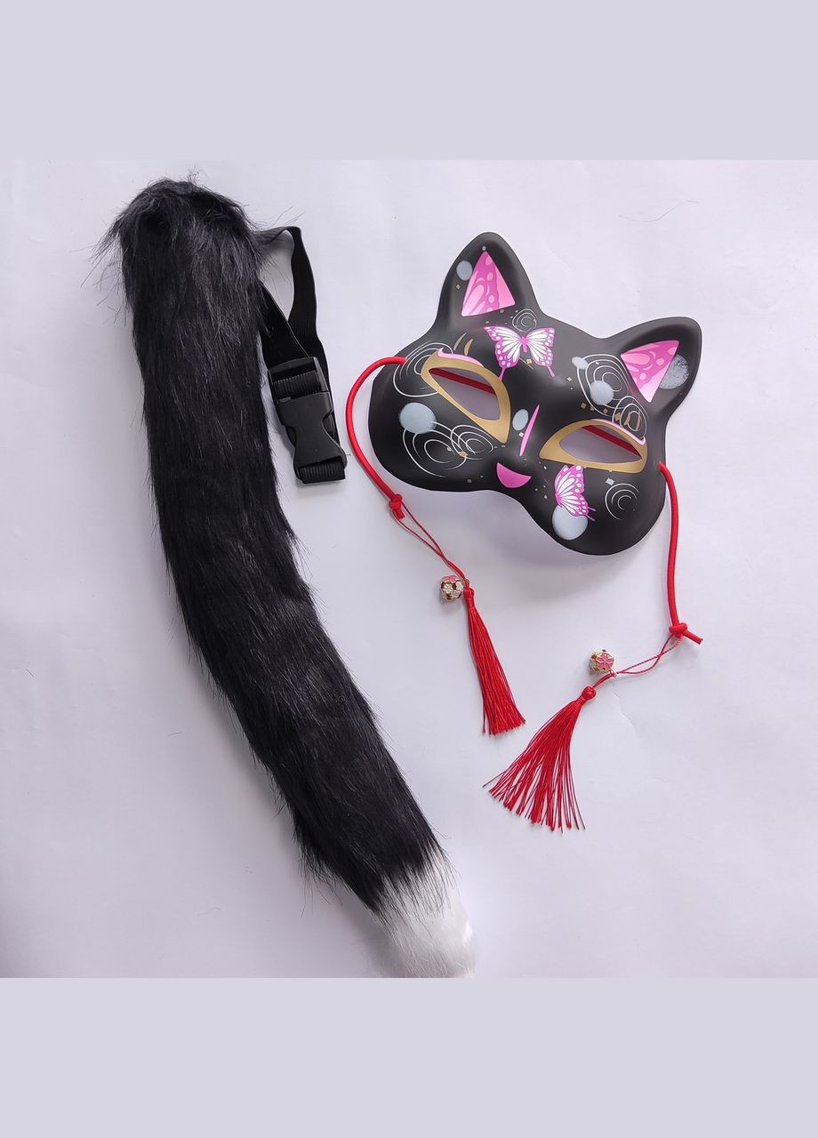 Набор для квадробики (маска, хвост) Костюм Котика No Brand (333163519)