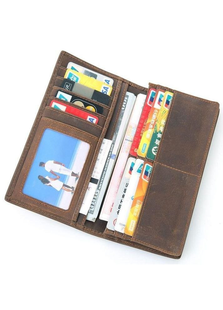 Гаманець чоловічий 14384 в вінтажному стилі Коричневий Vintage (329149180)