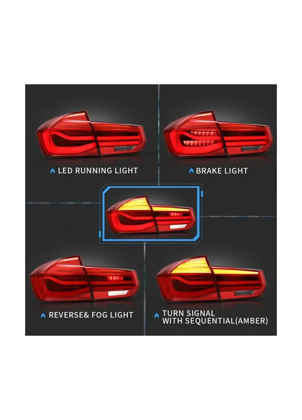 Фонари задние BMW 3 F30 (LDBMK7) No Brand (383358270)