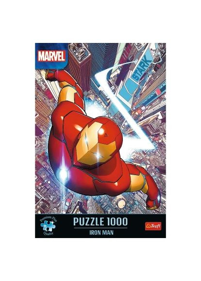 Пазл Premium Marvel Heroes Залізна людина 1000 елементів (5900511108620) Trefl Premium Marvel Heroes Залізна людина 1000 елементі (366158017)