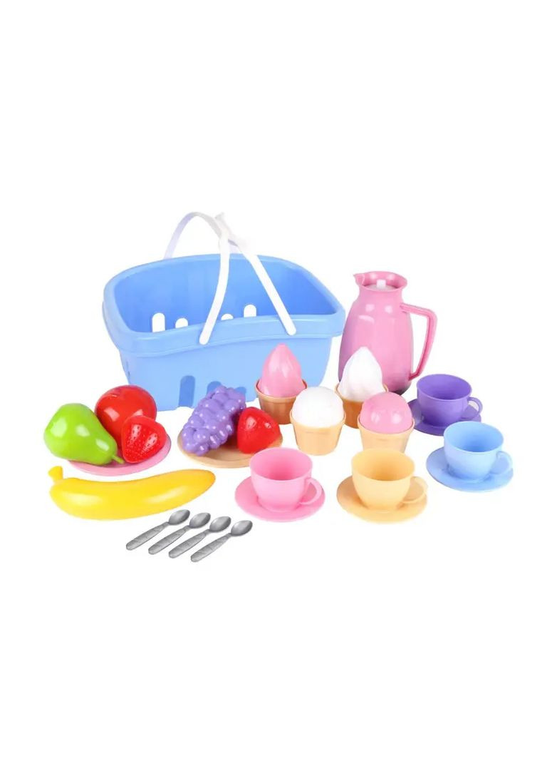 Набор посуды детский пластиковый для игры в ассортименте ТЕХНОК 7242 ТехноК Тех7242 (370651509)