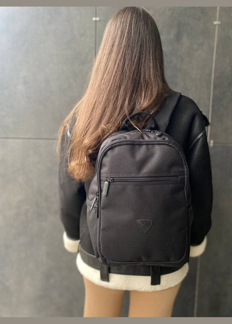 Рюкзак портфель средний черный цвет мужской женский BagLnd YR No Brand (331111607)