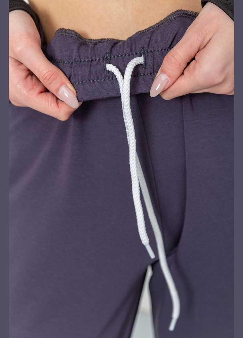 Спорт штани жіночі двонитка, колір темно-сірий, Ager (277927548)