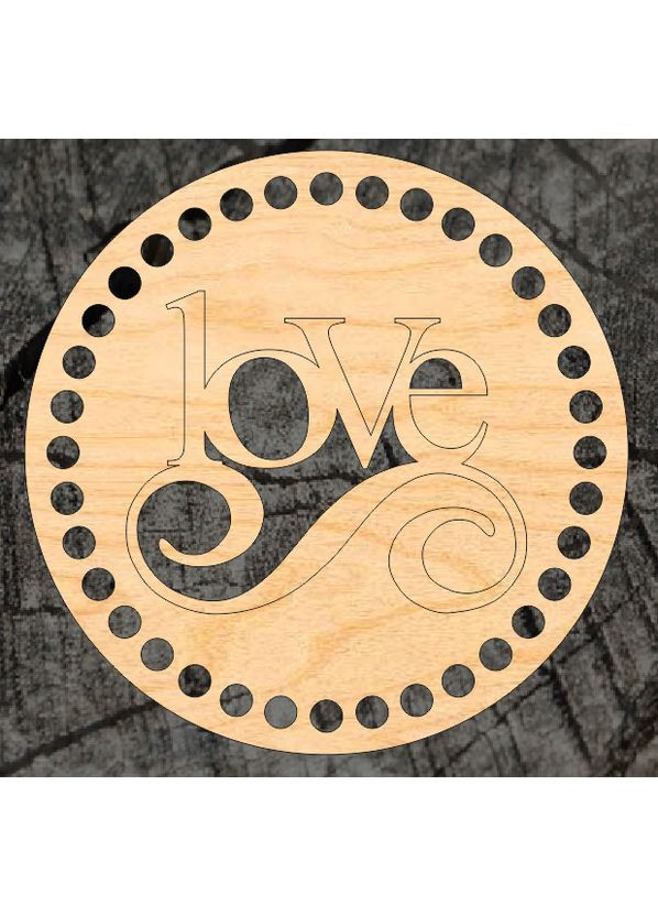 Ажурное донышко из дерева, фанеры дк114 No Brand (361204377)