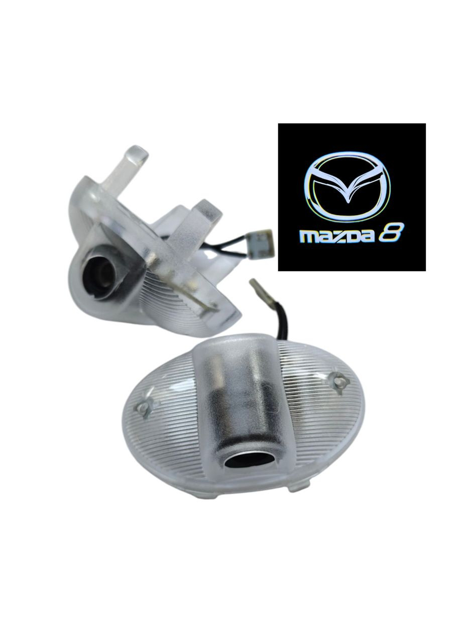 Светодиодная штатная VIP подсветка на дверях автомобиля с логотипом 8 Mazda (330615536)