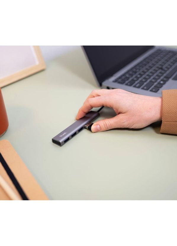 Мультипортовый адаптер Halyx 4Port USB-C Hub (24948) Trust (315502155)