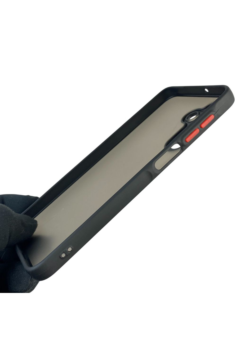 Чехол для телефона Galaxy A16 (SM-A165) с высокими бортами с защитой камеры на самсунг а16 черный Samsung (366228004)