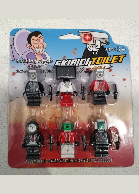 Дитячий набір фігурок Skibidi Toilet фігурки іграшкові чоловічки герої Скібіді Туалет OEM (322068575)
