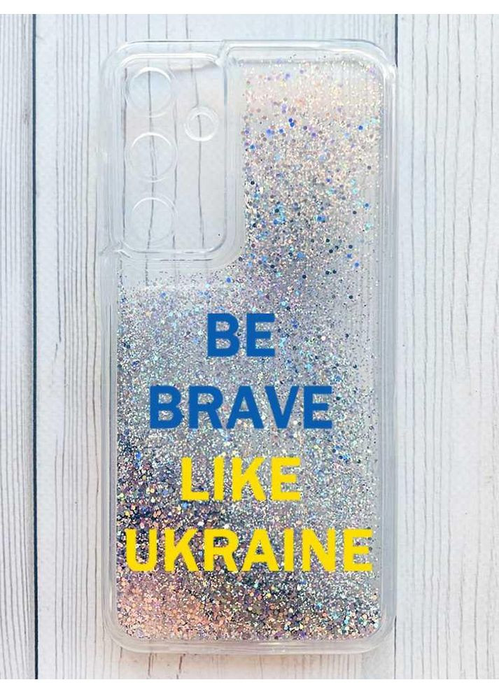 Чохол з плаваючими срібними блискітками на Samsung Galaxy A35 Сміливість (принт 5) Creative (362025593)