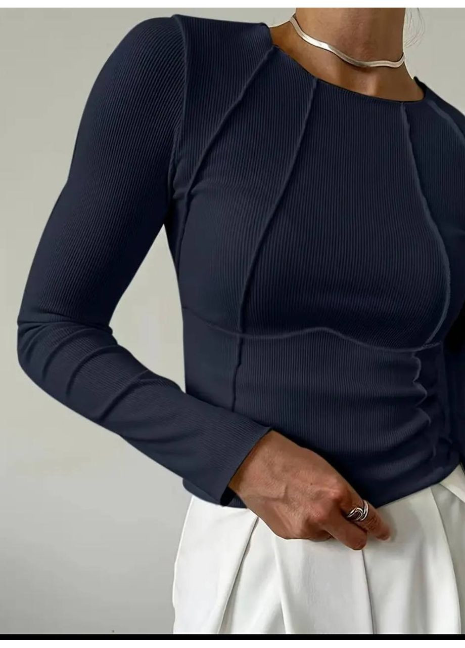 ✨ Базова кофта з італійського рубчику ✨Ознайомтеся з розмірною сіткою. GD/GL Модний простір (364967179)