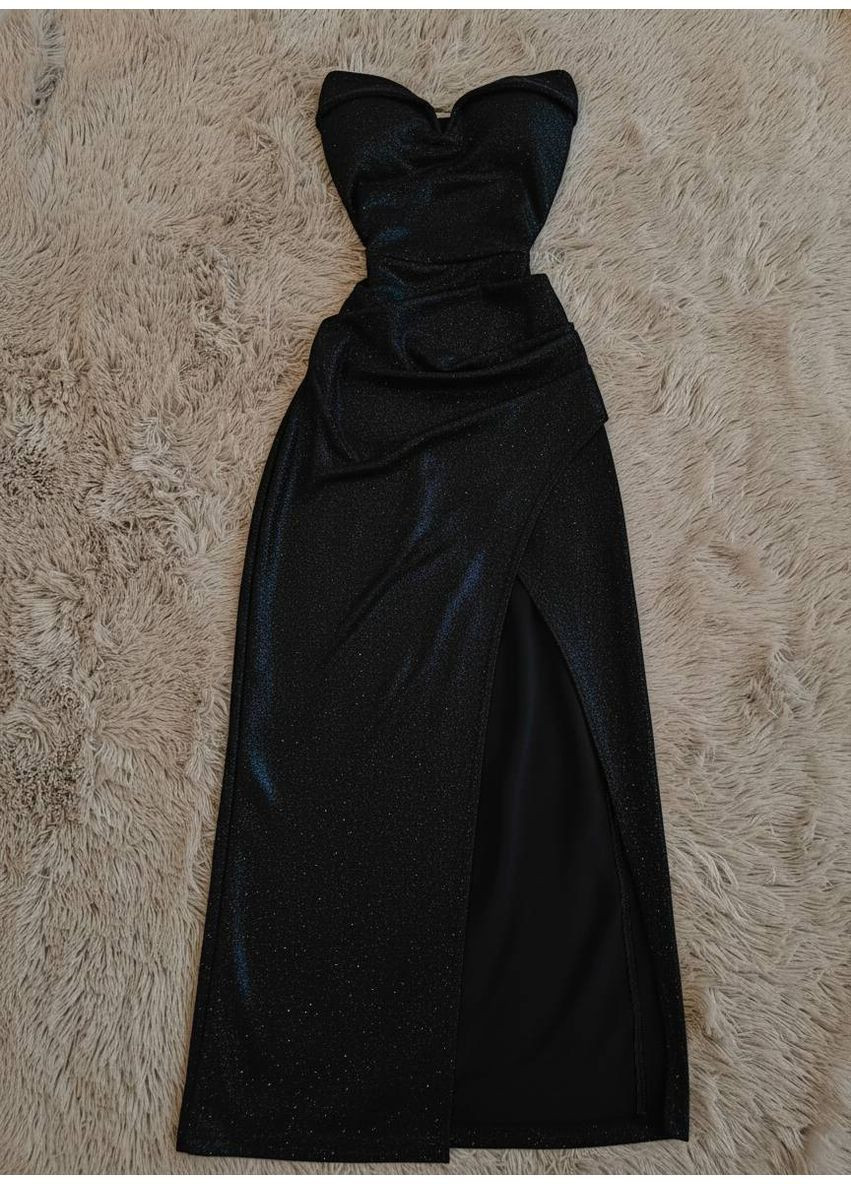 Чорна сукня жіноча червоного кольору No Brand