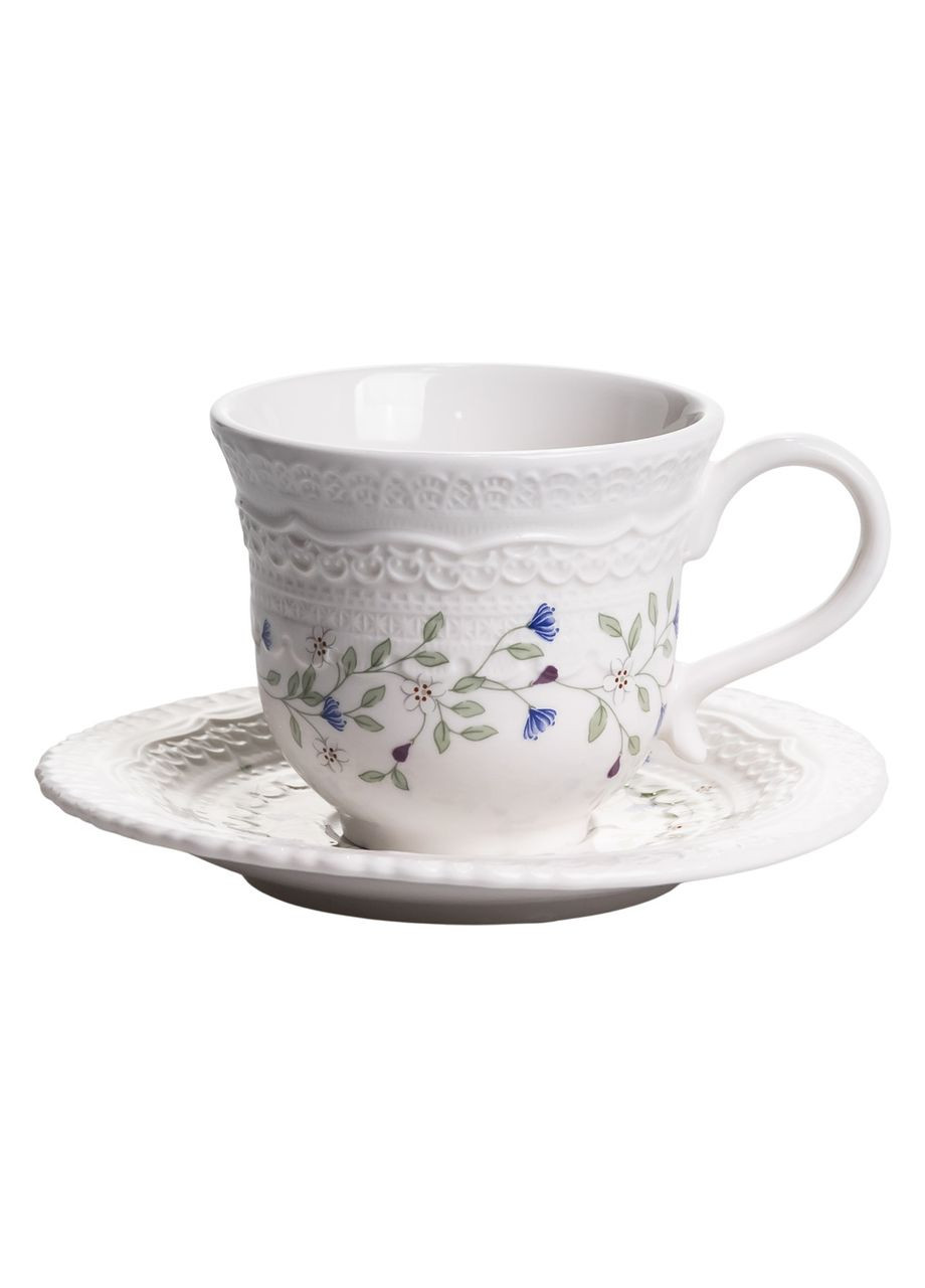 Столовый набор посуды тарелок и чашек 32 предмета на 6 персон Sophie фарфоровый, обеденный столовый сервиз тарелок YY78-5A Yiwu (369623073)