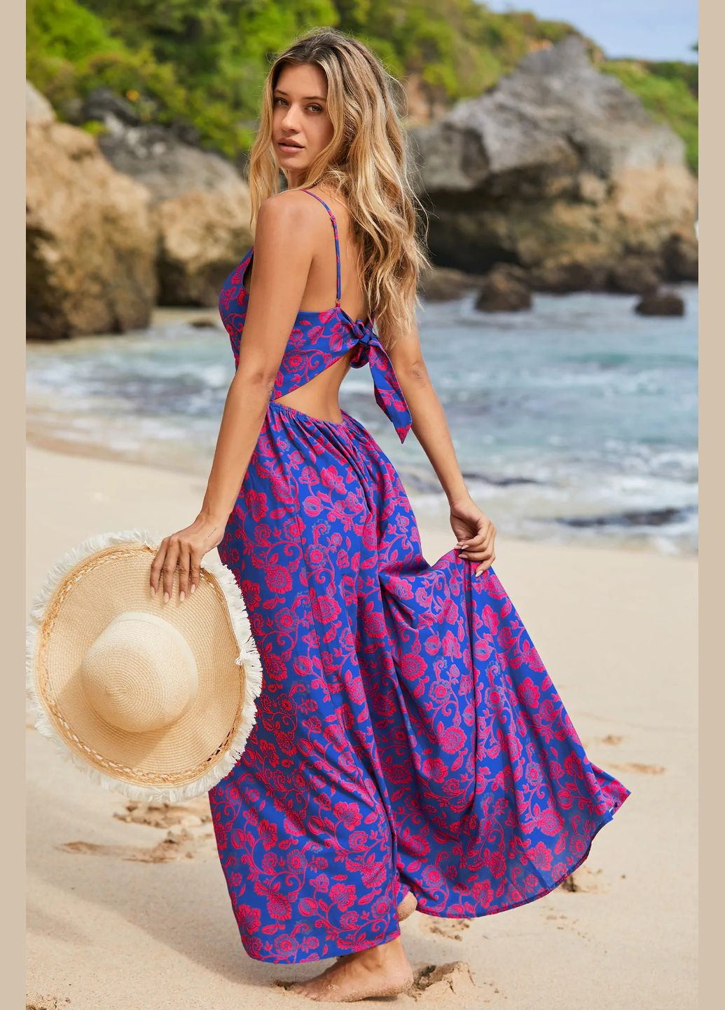 Комбінована повсякденний плаття, сукня CUPSHE з малюнком