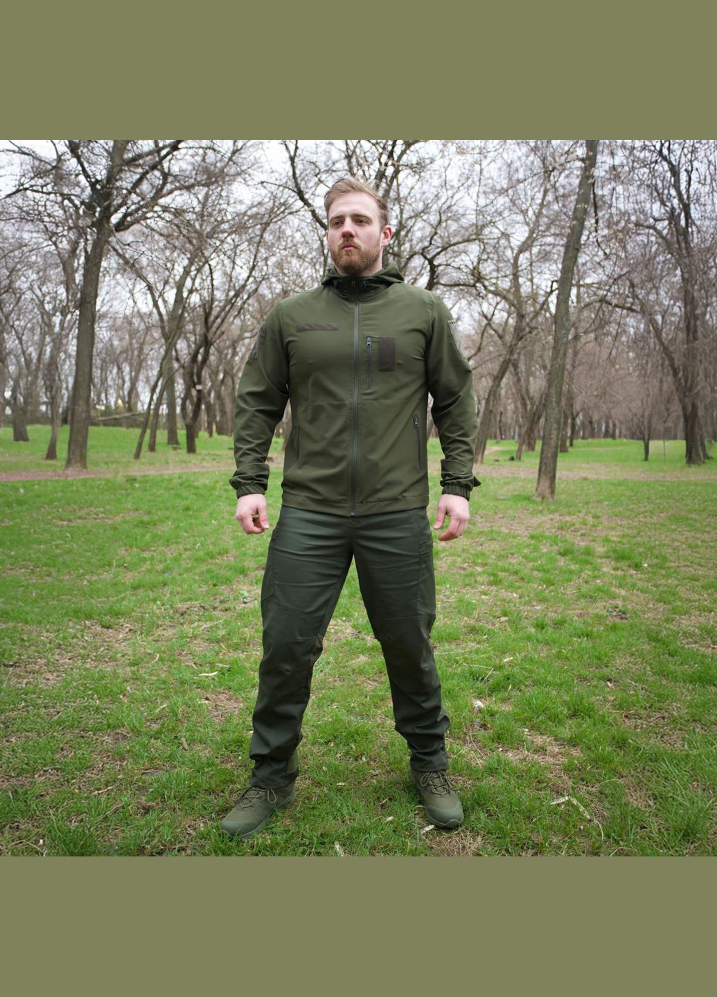 Куртка тактична Double Weave HOOD олива Klost (325879568)