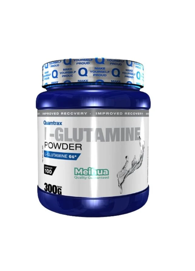 Амінокислота L-Glutamine Powder Meihua Quality, 300 грам Quamtrax (333975713)