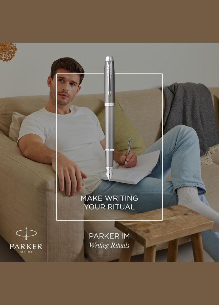 Перьевая ручка IM 17 Rituals Turquoise Green CT FP F 29 211 Parker (317306433)