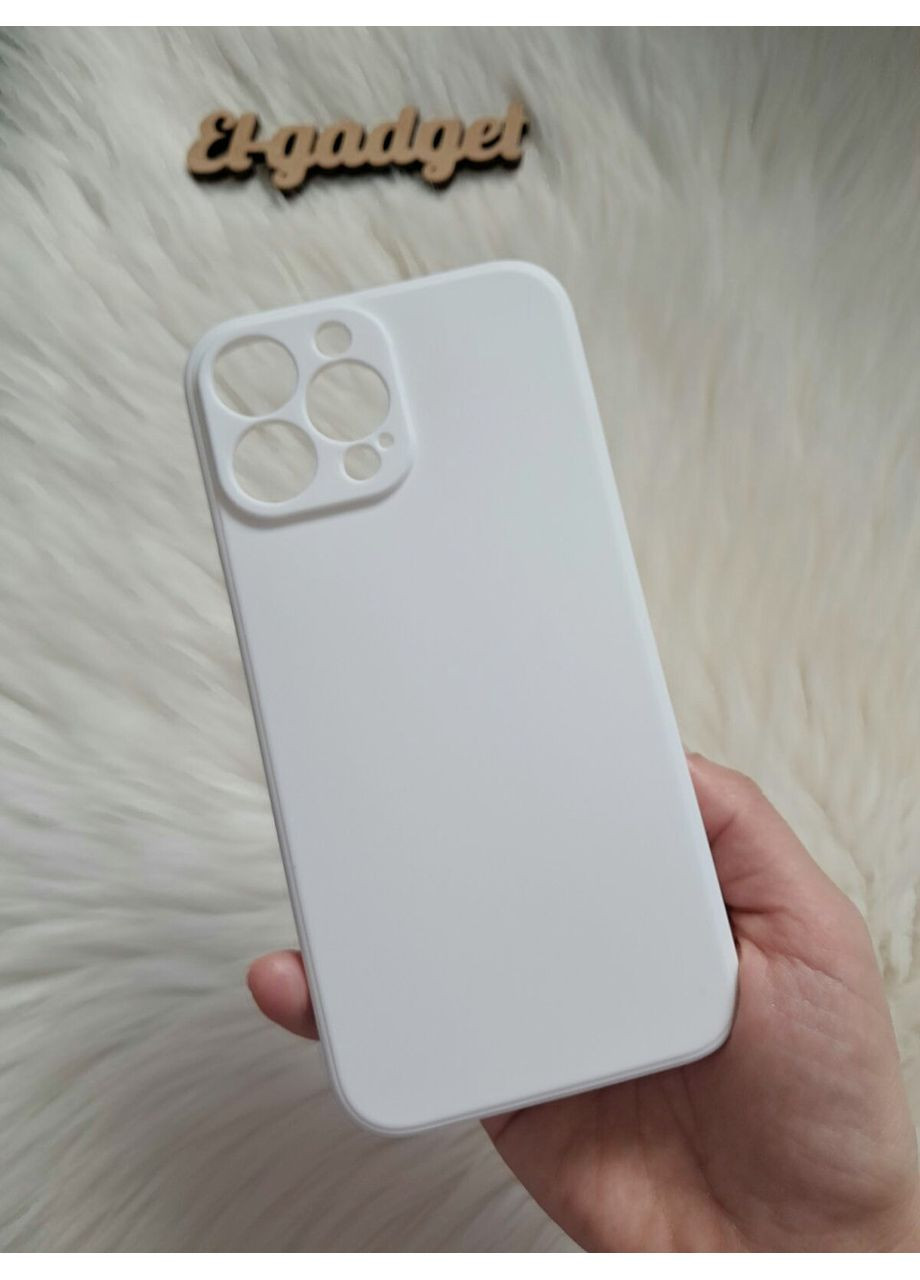Чохол на 15 pro max Білий силіконовий Silicone Case full No Brand (360896529)