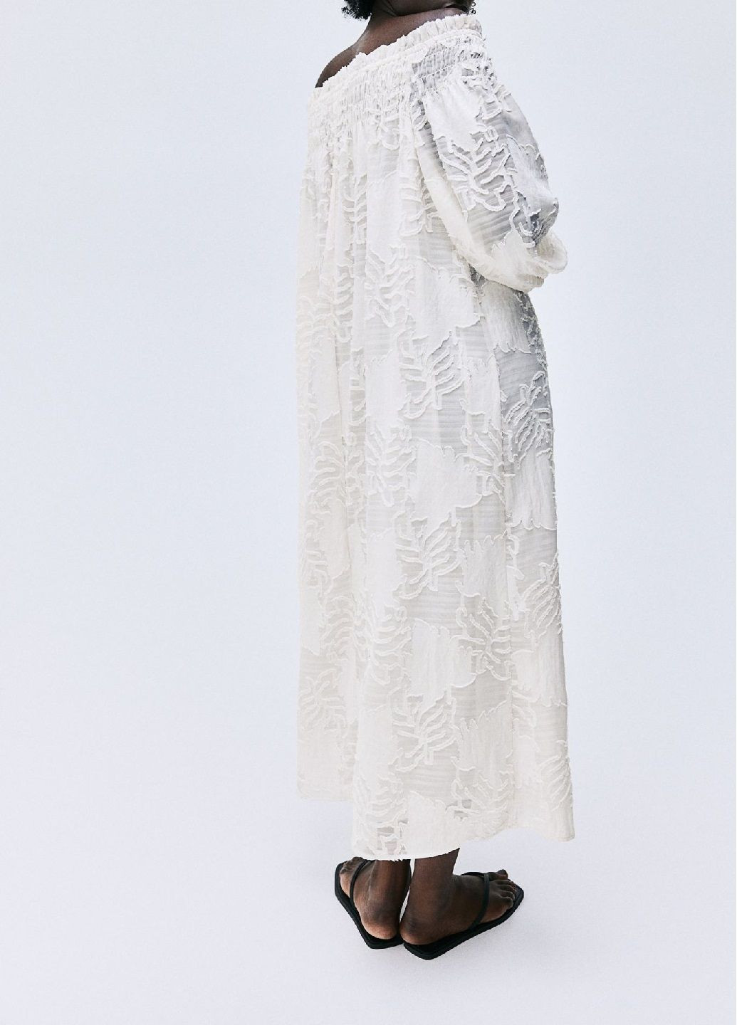 Молочна святковий сукня H&M однотонна