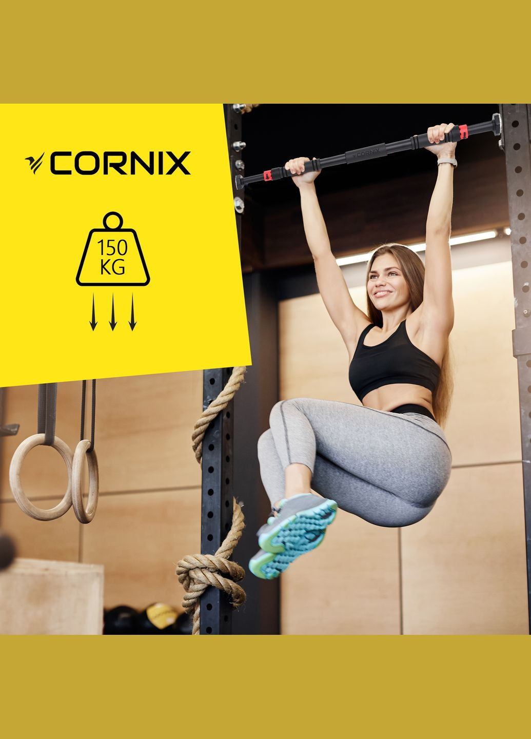 Турнік розсувний 65-100 см Cornix XR-0171 (302787558)