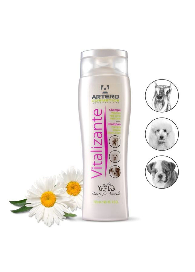 Шампунь для собак Vitalizante для короткой шерсти и объема 250 мл H622 Artero (268138154)