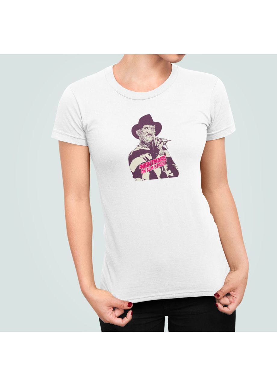 Женская футболка с принтом Freddy Kruger Фредди Крюгер 2 Хэллоуин Stedman - (365253675)