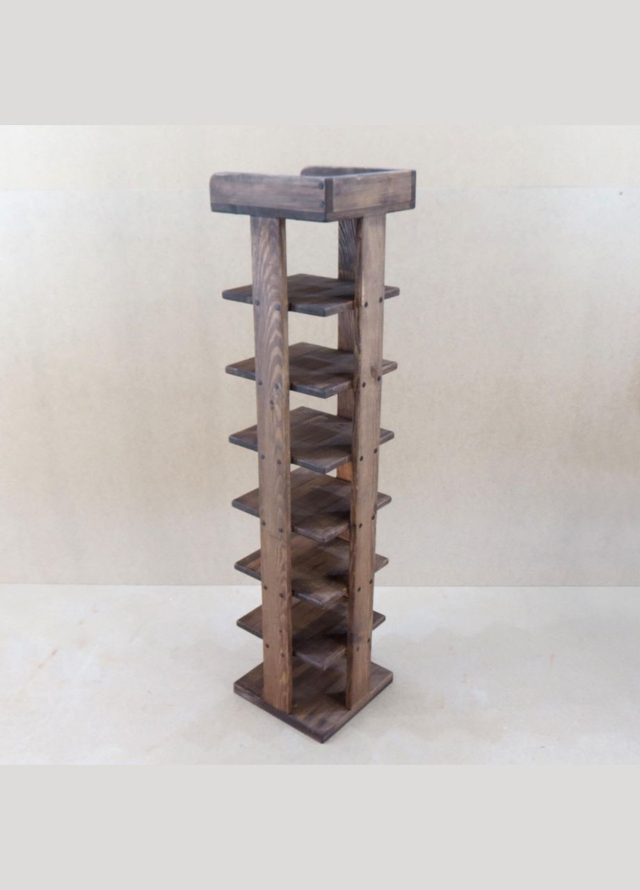 Полиця для взуття з дерева Турбенталь 128 капучино (ПДО-1283009) No Brand (327846851)