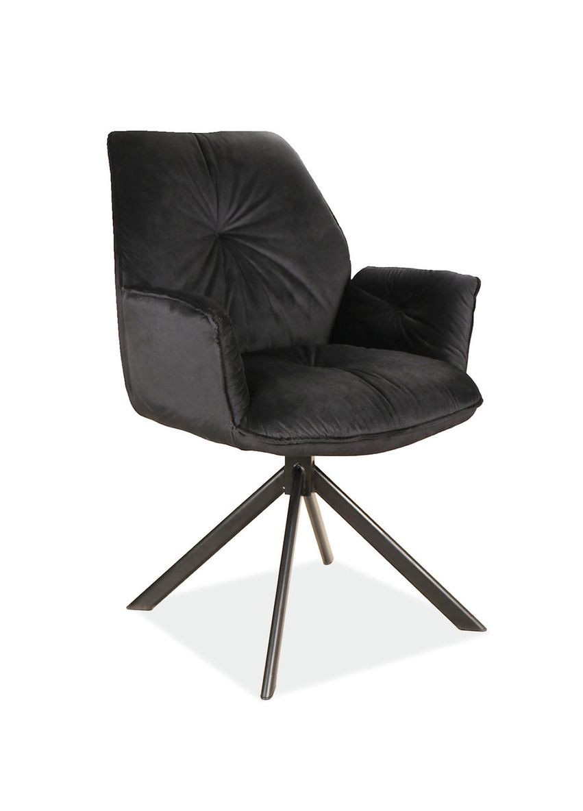 Стілець BOOGIE II VELVETчорний каркас / чорний BOOGIEIIVCC Signal (372178805)