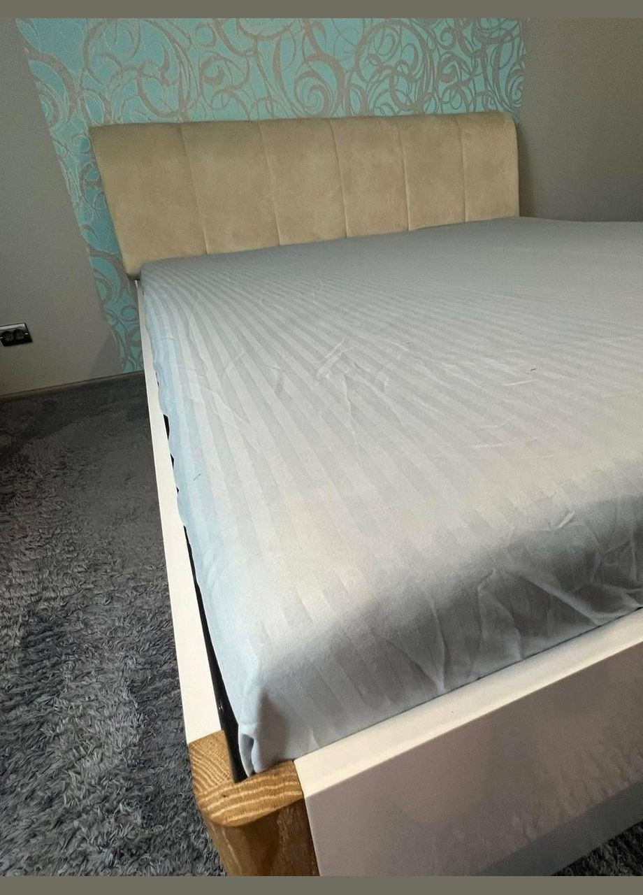 Простынь на резинке 180х200х15 микросатин (П4К-rezinka001-2-4) No Brand (308754633)