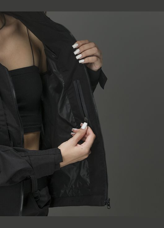 Женская куртка Блокпост черный BEZET (291437941)