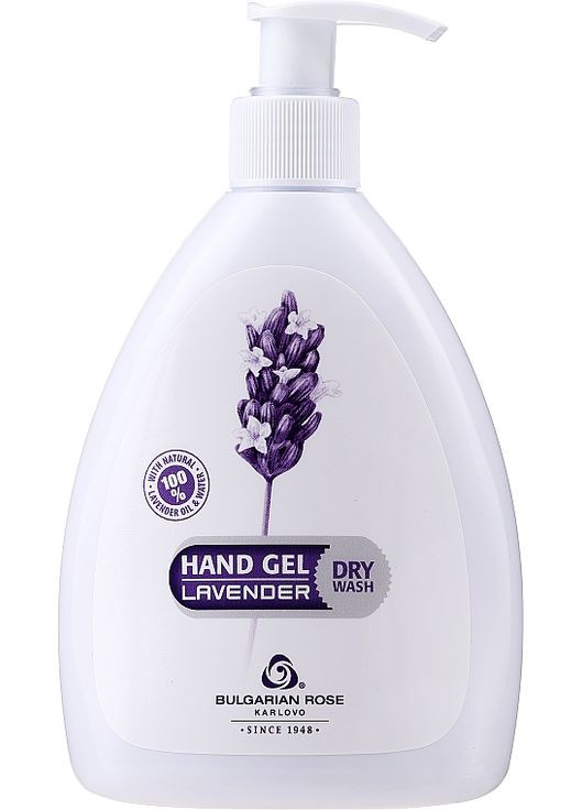 Гель для рук "Лаванда" сухая очистка - Bulgarska Rosa Hand Gel Dry Wash Lavender 85ml (291865-33257) Bulgarian Rose (368626950)