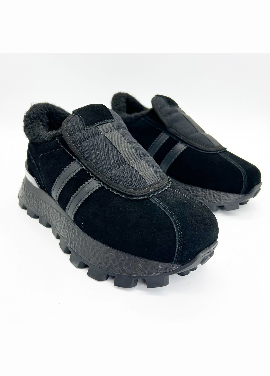 Кросівки (р) Замшa 0-1-1-LF-80019-4 Lifexpert чорні зими (304214680)