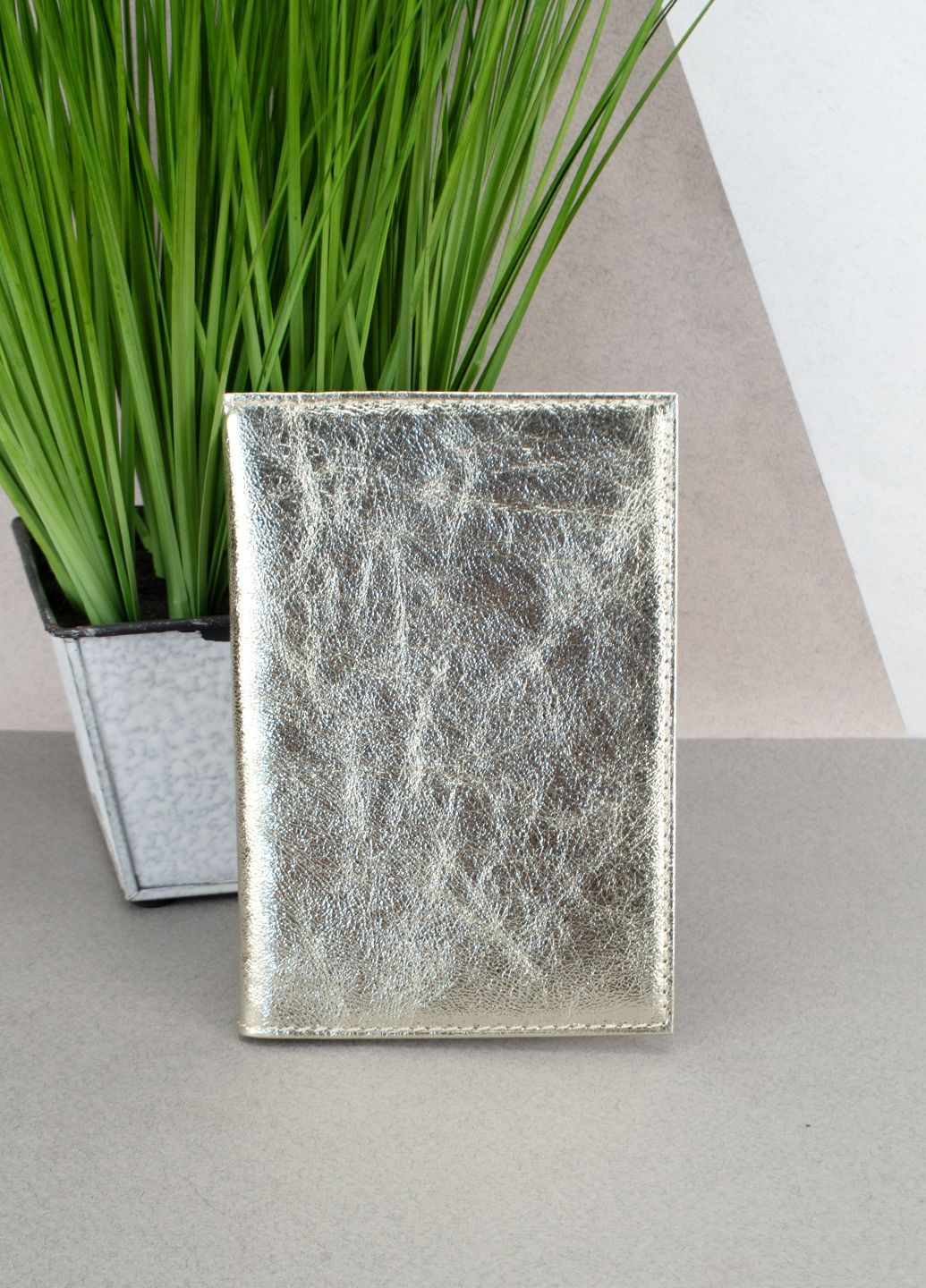 Обкладинка на паспорт шкіряна 07115 золота HandyCover (305532839)